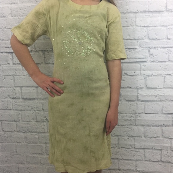 3/$15 24 Karat Green Dress Size small - Picture 1 of 5